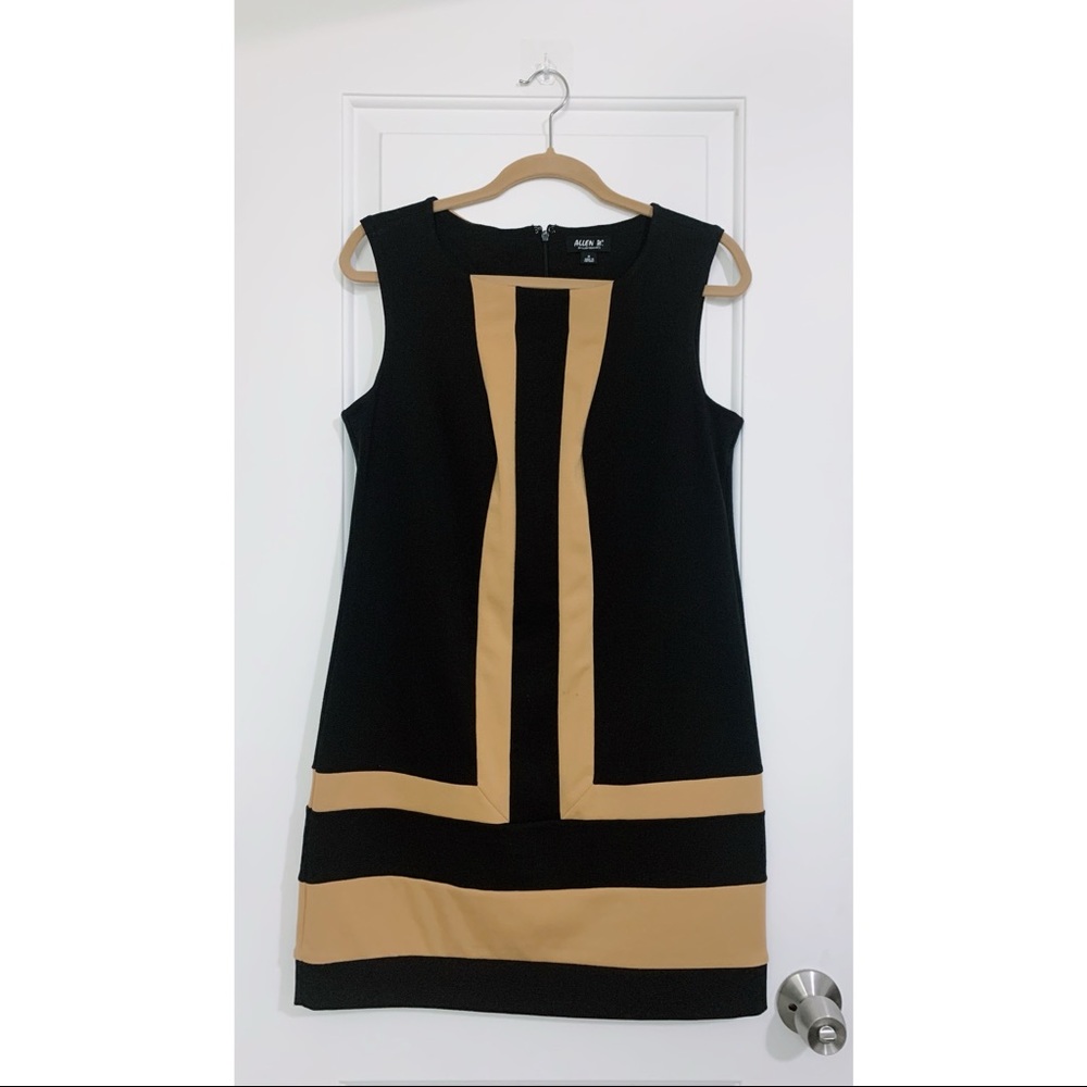 Black Geometric Little Dress